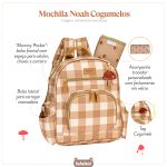 Mochila Maternidade Noah Cogumelos - Masterbag