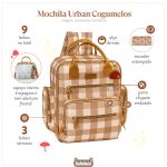 Mochila Maternidade Urban Cogumelos - Masterbag