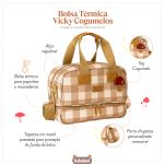 Bolsa Térmica para bebê Vicky Cogumelos - Masterbag