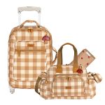 Mala com rodinhas + Bolsa Everyday Cogumelos - Masterbag