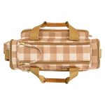 Mala com rodinhas + Bolsa Anne + Frasqueira Térmica Emy + Porta Carteira de Vacinação Cogumelos - Masterbag