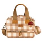 Mala com rodinhas + Bolsa Everyday + Bolsa Térmica Vicky + Porta Carteira de Vacinação Cogumelos - Masterbag