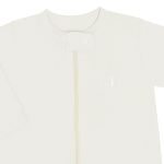 Pack 2 Macacões longos com zíper para bebê em algodão Amarelo/Marfim - Coquelicot