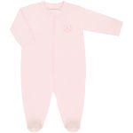Pack 2 Macacões longos com zíper para bebê em algodão Vermelho/Rosa - Coquelicot