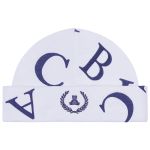 Kit: Naninha Ursinho + Touca + Par de Luvas para bebê em suedine Ursinho Letras - Coquelicot