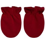 Jogo Maternidade: Jardineira + Body longo golinha + Touca + Par de Luvas + Manta + Vira Manta em suedine Vermelho - Coquelicot