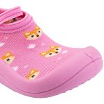 Meia c/ Sola Raposinha Pink - Keto Baby