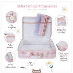 Mala Maternidade Vintage Margaridas - Masterbag
