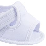 Sandália para bebê em malha Branco - Keto Baby