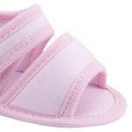 Sandália para bebê em malha Rosa - Keto Baby