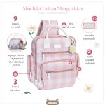 Mochila Maternidade Urban Margaridas - Masterbag