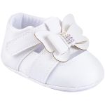 Sapatilha para bebê Laço Borboleta Branco - Keto Baby