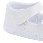 Sapatilha para bebê Laço Duplo Branco - Keto Baby
