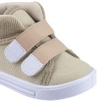 Tênis para bebê Star Mid Bege - Keto Baby