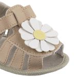Sandália para bebê Margarida Bege - Keto Baby