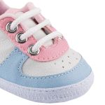 Tênis para bebê com cadarço Candy Colors Rosa - Keto Baby