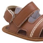 Sandália para bebê Pesponto Caramelo - Keto Baby