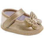 Sapatilha para bebê Borboleta Dourada - Keto Baby
