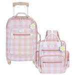 Mala com rodinhas + Mochila Urban Margaridas - Masterbag