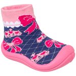 Meia c/ Sola Laços Rosa - Keto Baby