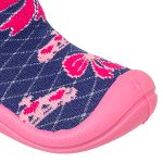 Meia c/ Sola Laços Rosa - Keto Baby