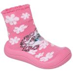 Meia c/ Sola para bebê Coala Rosa - Keto Baby