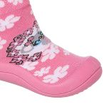 Meia c/ Sola para bebê Coala Rosa - Keto Baby