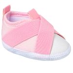 Tênis para bebê Slip-On Rosa - Keto Baby