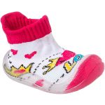 Meia c/ Sola Love Pink - Keto Baby