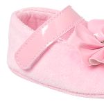 Sapatilha para bebê em Laço Rosa - Keto Baby