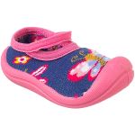 Meia c/ Sola para bebê Borboletinha Rosa/Marinho - Keto Baby