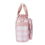 Mala com rodinhas + Bolsa Anne + Frasqueira Emy + Porta Carteira de Vacinação Margaridas - Masterbag