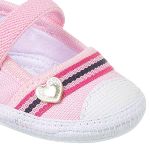 Sapatilha para bebê Coração Rosa - Keto Baby