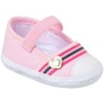 Sapatilha para bebê Coração Rosa - Keto Baby