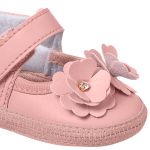 Sapatilha para bebê Flor Nude - Keto Baby