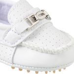 Mocassim para bebê Fivela Branca - Keto Baby