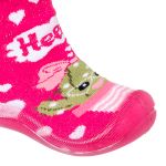 Meia c/ Sola para bebê Hello Cacto Pink - Keto Baby