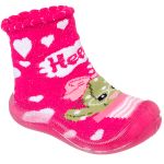 Meia c/ Sola para bebê Hello Cacto Pink - Keto Baby