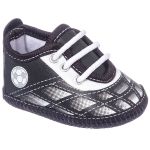 Chuteira para bebê Preto - Keto Baby