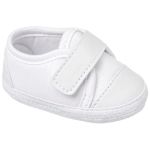 Tênis para bebê c/ fecho fácil Branco - Keto Baby