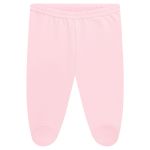 Calça (mijão) para bebê em suedine Rosa - Tilly Baby