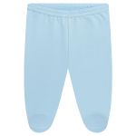 Calça (mijão) para bebê em suedine Azul - Tilly Baby
