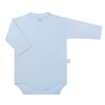 Body longo para bebê em suedine Azul - Tilly Baby
