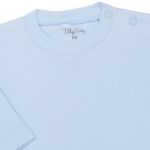 Body longo para bebê em suedine Azul - Tilly Baby