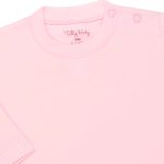 Body longo para bebê em suedine Rosa - Tilly Baby