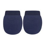 Kit Touca e Luva para bebe em suedine Marinho - Tilly Baby