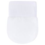 Kit 2 Pares de luvas em plush Rosa/Branca - Tilly Baby