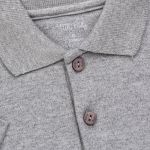 Body Polo longo para bebe em suedine Mescla - Tilly Baby