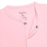 Casaco para bebê em suedine Rosa - Tilly Baby