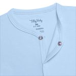 Casaco para bebê em suedine Azul - Tilly Baby